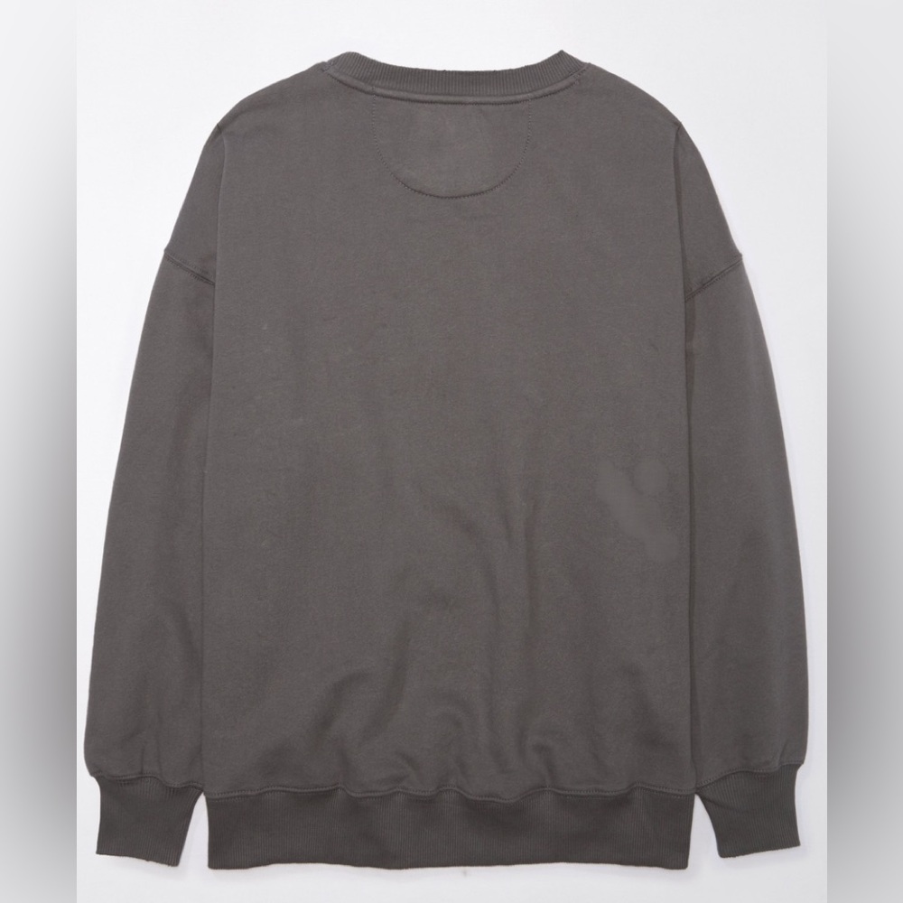 AE Oversized Smiley Graphic Sweatshirt-  Brand New With Tags - Picture 5 of 10